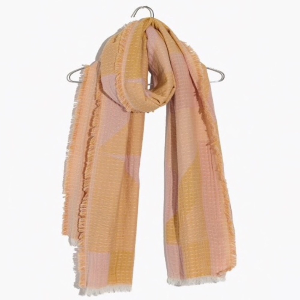 sale | madewell | stitched pattern scarf